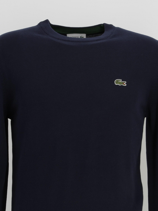 Pull core essentials bleu marine homme - Lacoste