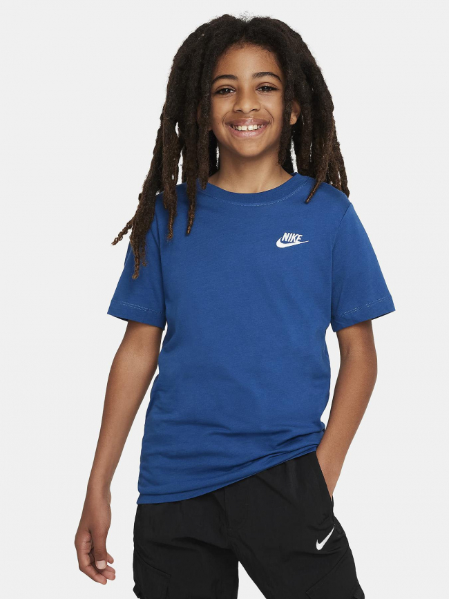 T-shirt nsw emb futura bleu enfant - Nike