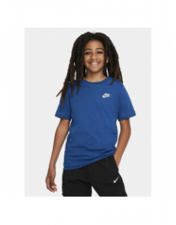 T-shirt nsw emb futura bleu enfant - Nike