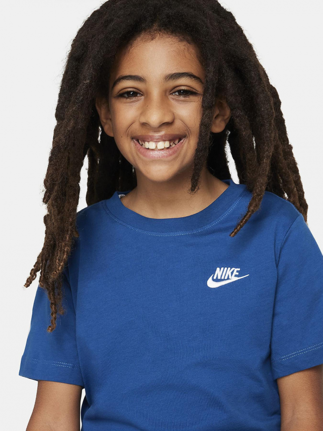 T-shirt nsw emb futura bleu enfant - Nike