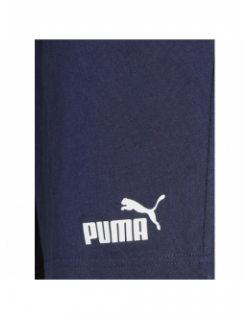 Short de sport uni essential bleu marine homme - Puma