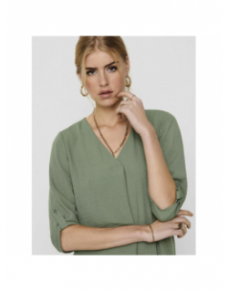 Blouse divya manches 3/4 kaki femme - Jacqueline De Yong