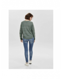 Pull fin caviar vert femme - Only