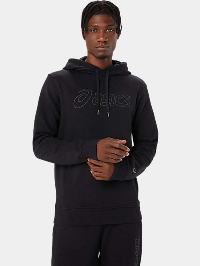 Sweat à capuche oth noir homme - Asics