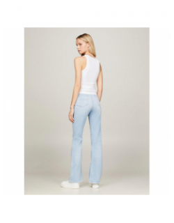 Débardeur côtelé essential blanc femme - Tommy Jeans