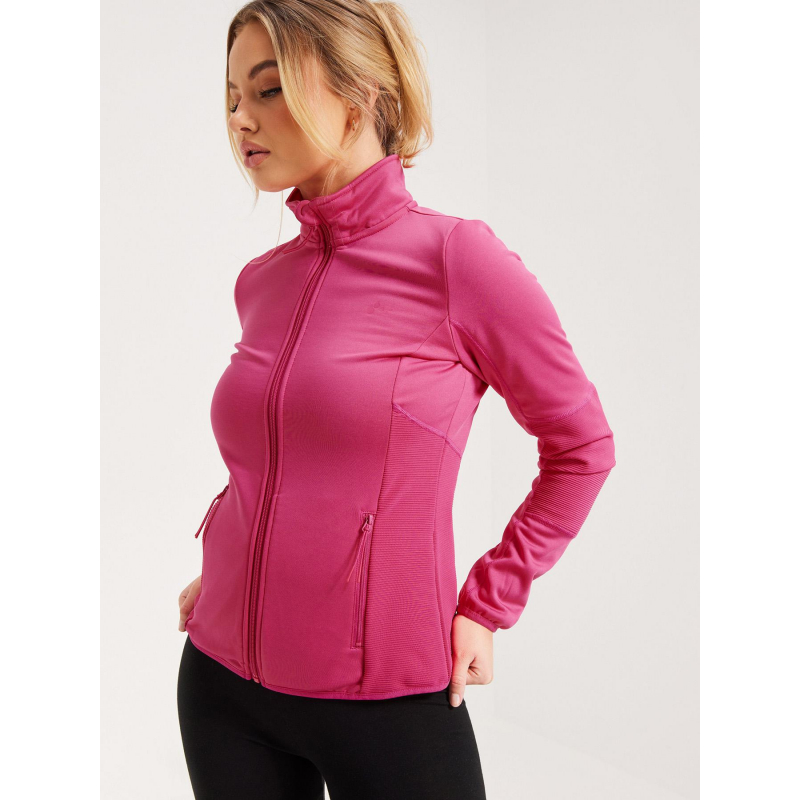 Veste de sport jetta fleece rose - Only Play