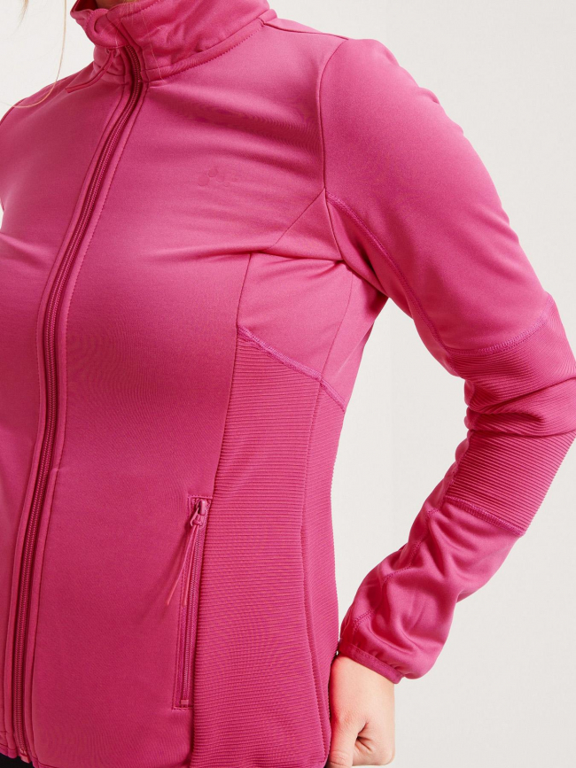 Veste de sport jetta fleece rose - Only Play