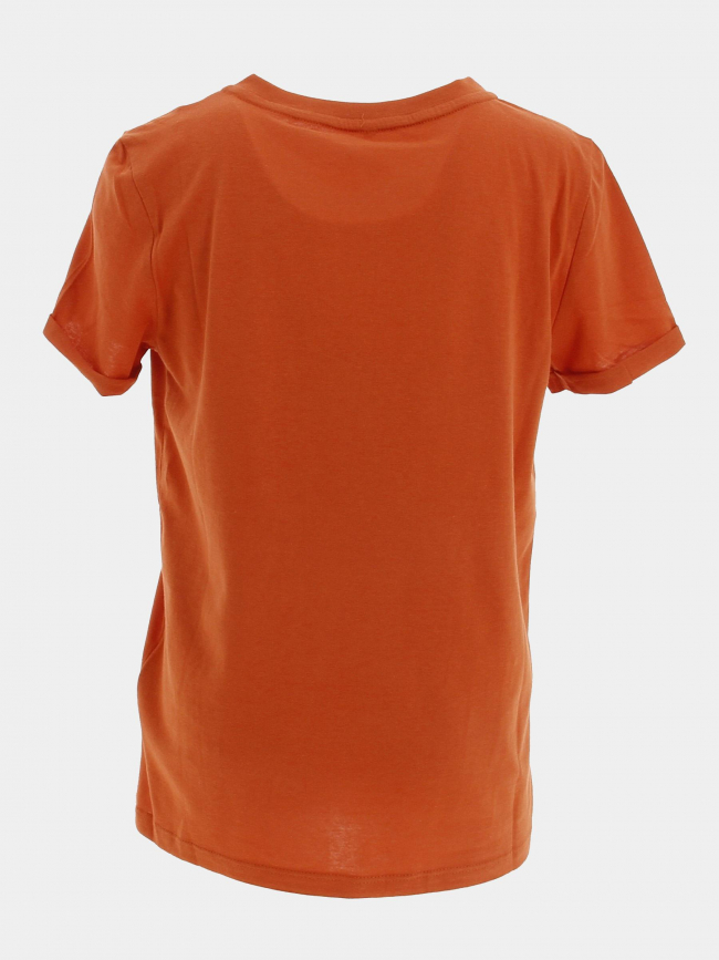 T-shirt lany rock orange fille - Only