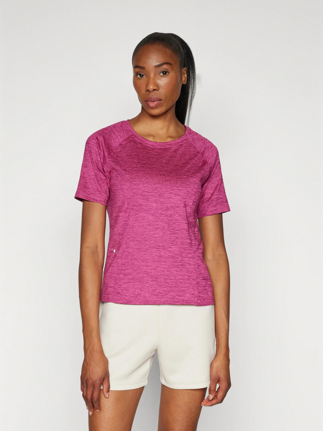 T-shirt de sport col v joan violet femme - Only Play