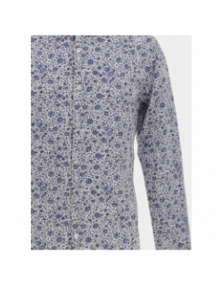 Chemise manches longues floral blanc homme - Teddy Smith