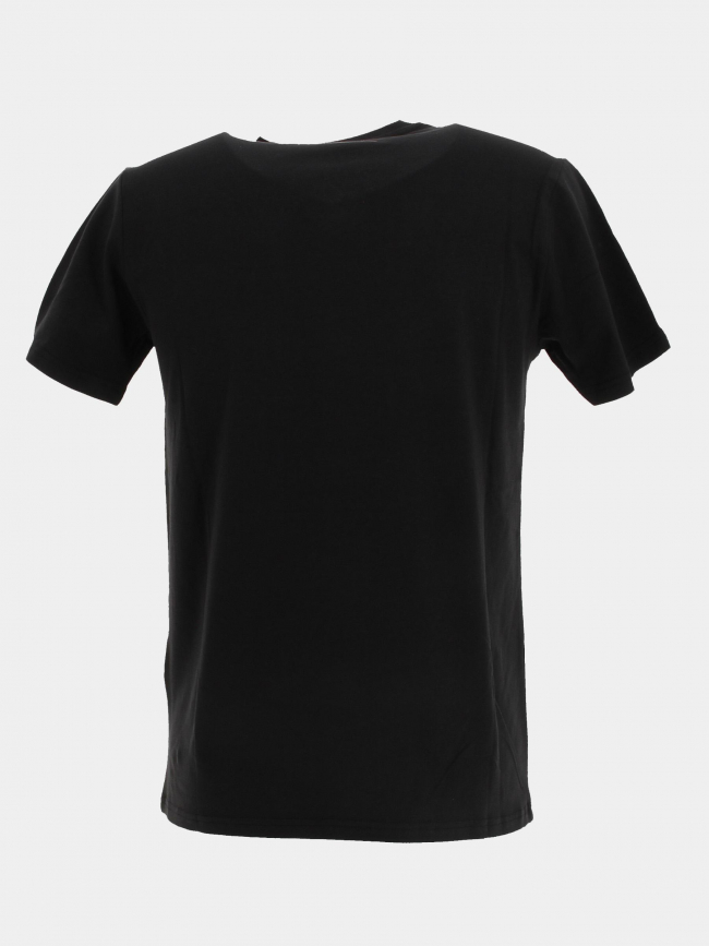 T-shirt col v tawax noir homme - Teddy Smith