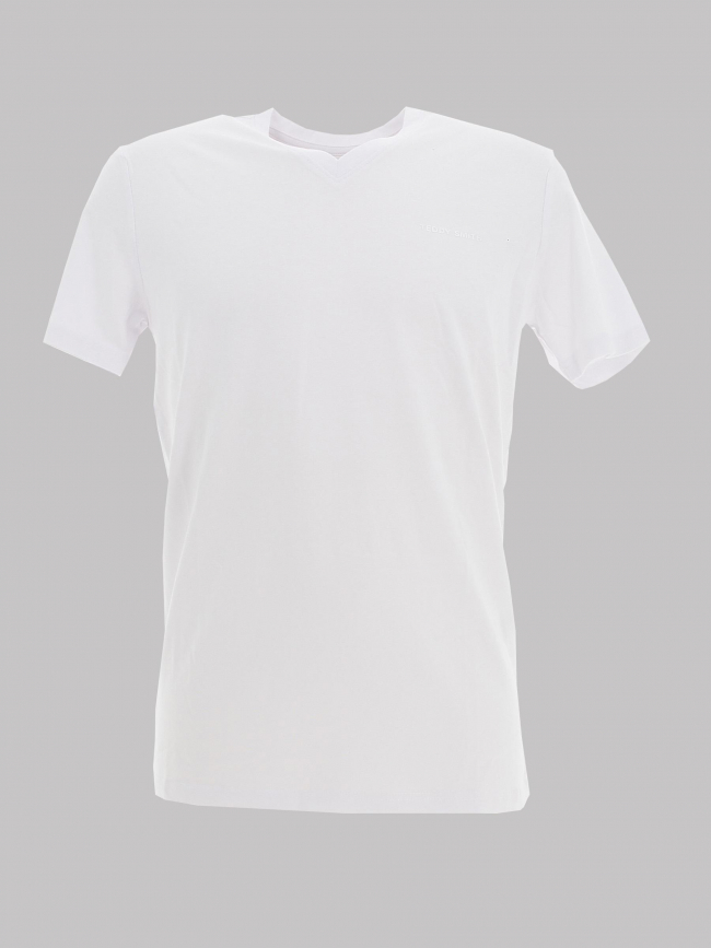 T-shirt manches courtes tawax blanc homme - Teddy Smith