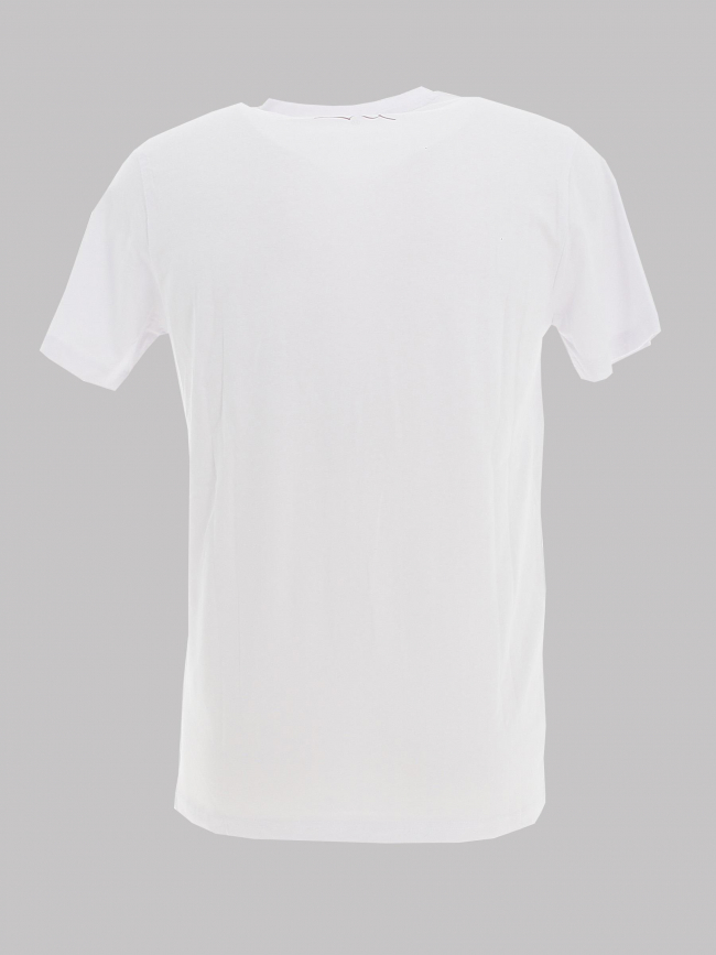 T-shirt manches courtes tawax blanc homme - Teddy Smith