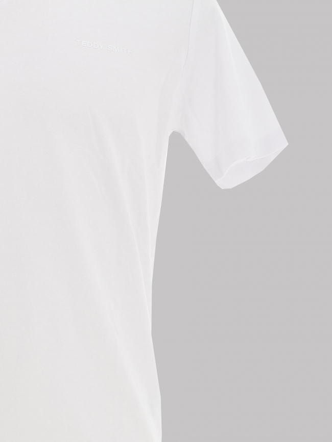 T-shirt manches courtes tawax blanc homme - Teddy Smith