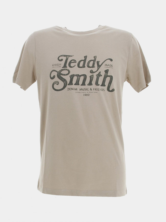 T-shirt manches courtes giant beige homme - Teddy Smith