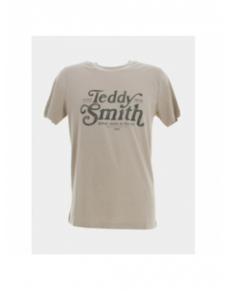 T-shirt manches courtes giant beige homme - Teddy Smith