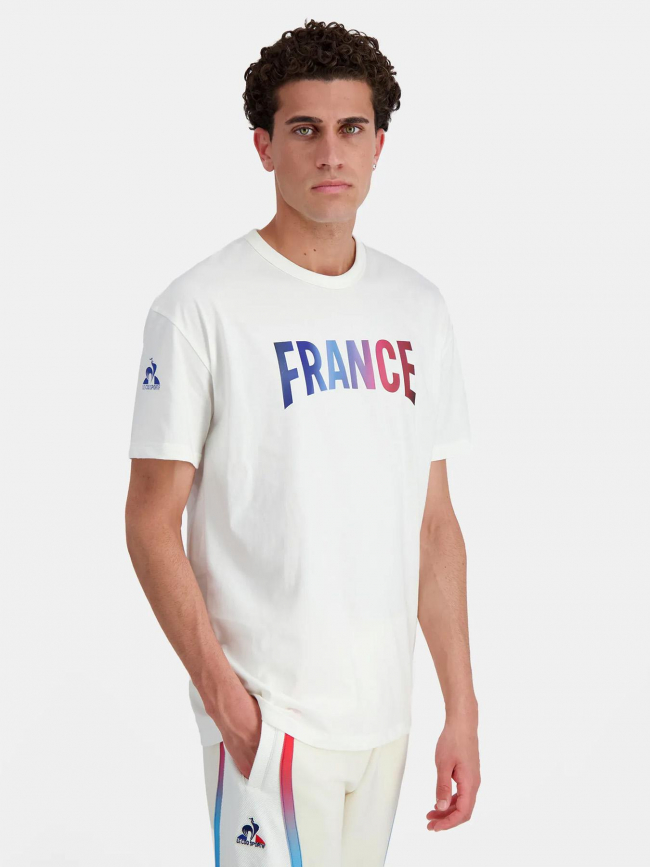 T-shirt efro JO paris 2024 blanc homme - Le Coq Sportif