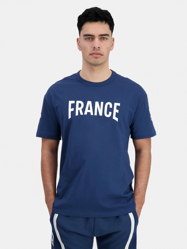 T-shirt efro JO paris 2024 bleu homme - Le Coq Sportif