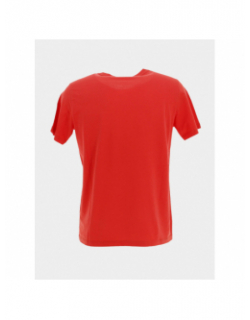 T-shirt evan logo brodé rouge garçon - Teddy Smith