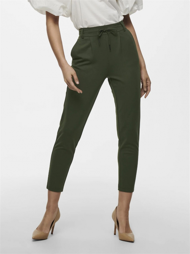 Pantalon pop trash life easy vert femme - Only