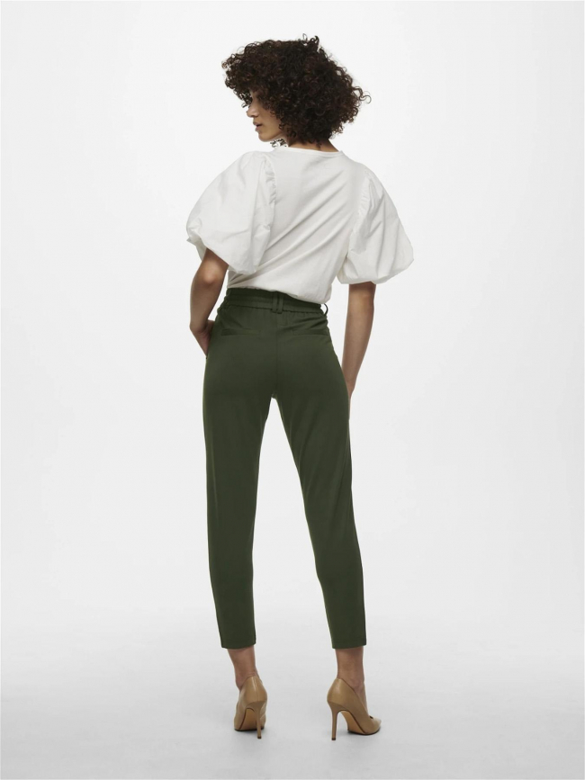 Pantalon pop trash life easy vert femme - Only