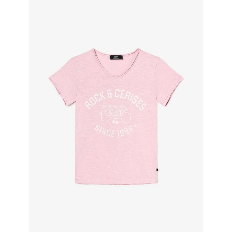 T-shirt aimegi rose fille - Le Temps Des Cerises