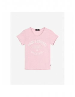 T-shirt aimegi rose fille - Le Temps Des Cerises