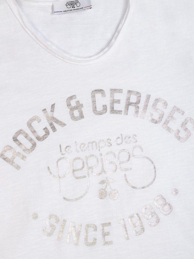 T-shirt aimegi blanc fille - Le Temps Des Cerises