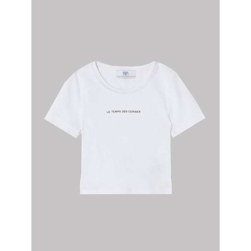 T-shirt yukongi blanc fille - Le Temps Des Cerises