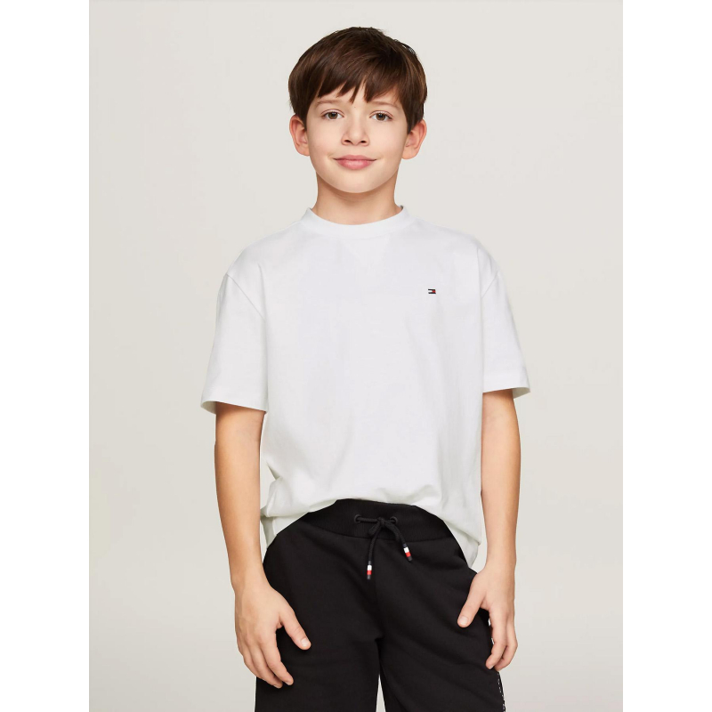 T-shirt essential logo blanc enfant - Tommy Hilfiger