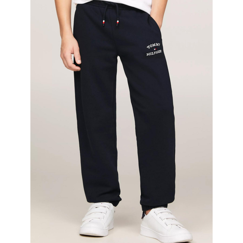 Jogging logo bleu marine enfant - Tommy Hilfiger