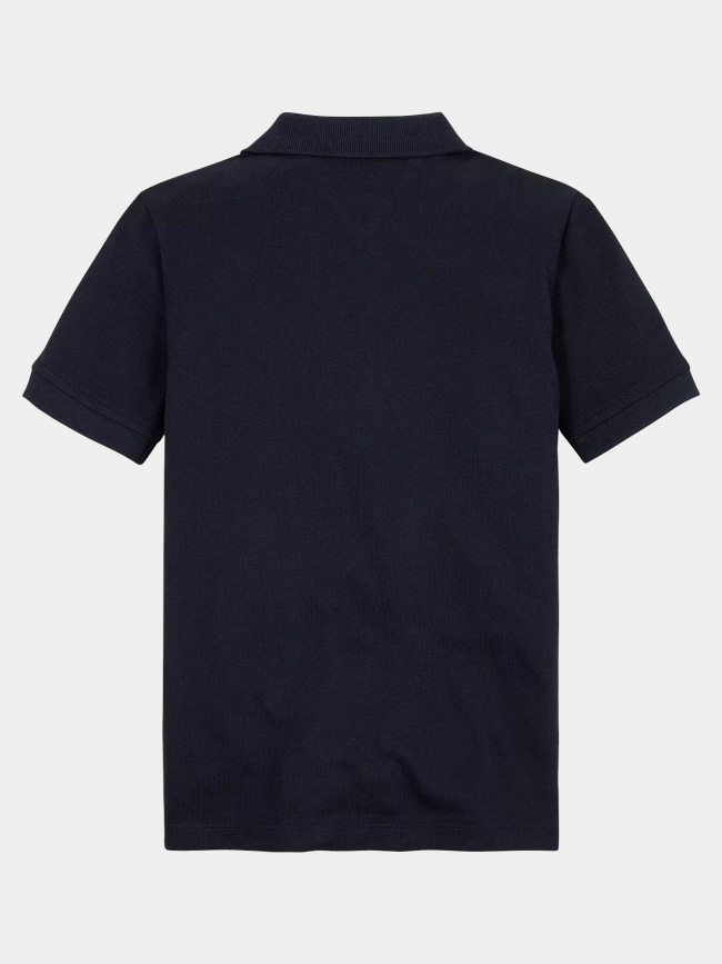 Polo monotype logo bleu marine enfant - Tommy Hilfiger