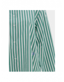 Chemise à rayures vert femme - Tommy Hilfiger