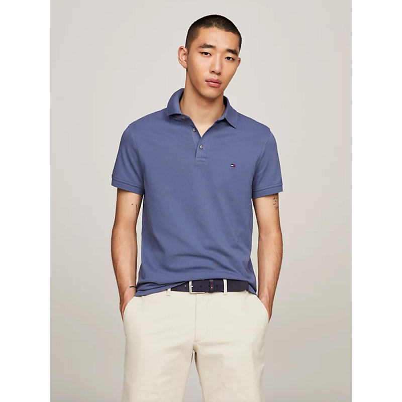 Polo 1985 slim bleu homme - Tommy Hilfiger