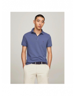 Polo 1985 slim bleu homme - Tommy Hilfiger