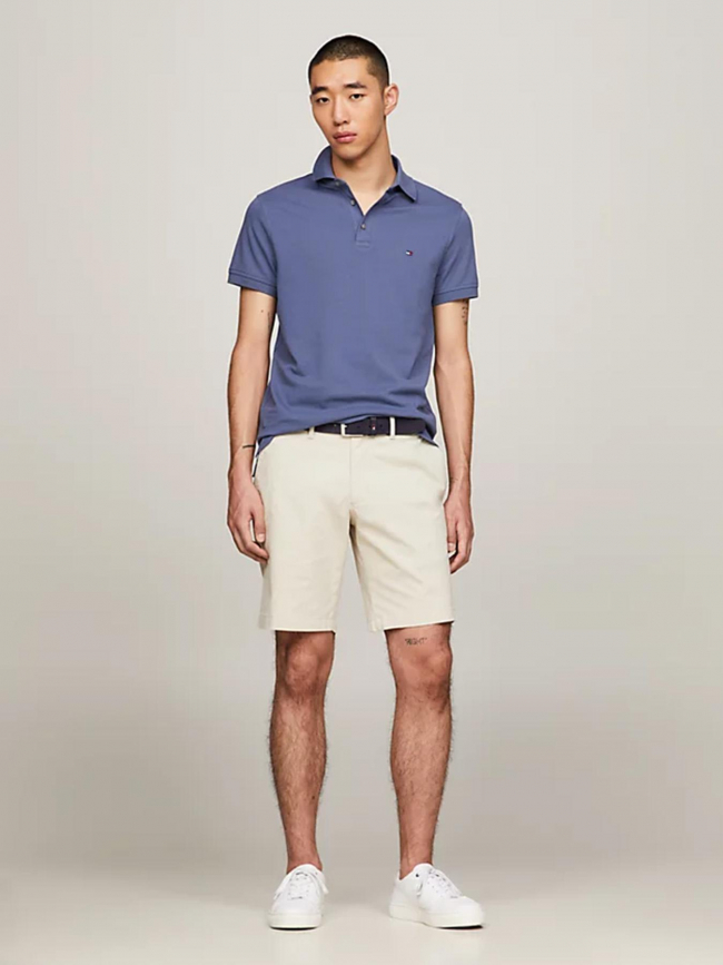 Polo 1985 slim bleu homme - Tommy Hilfiger