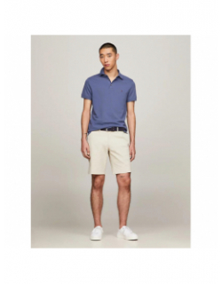 Polo 1985 slim bleu homme - Tommy Hilfiger