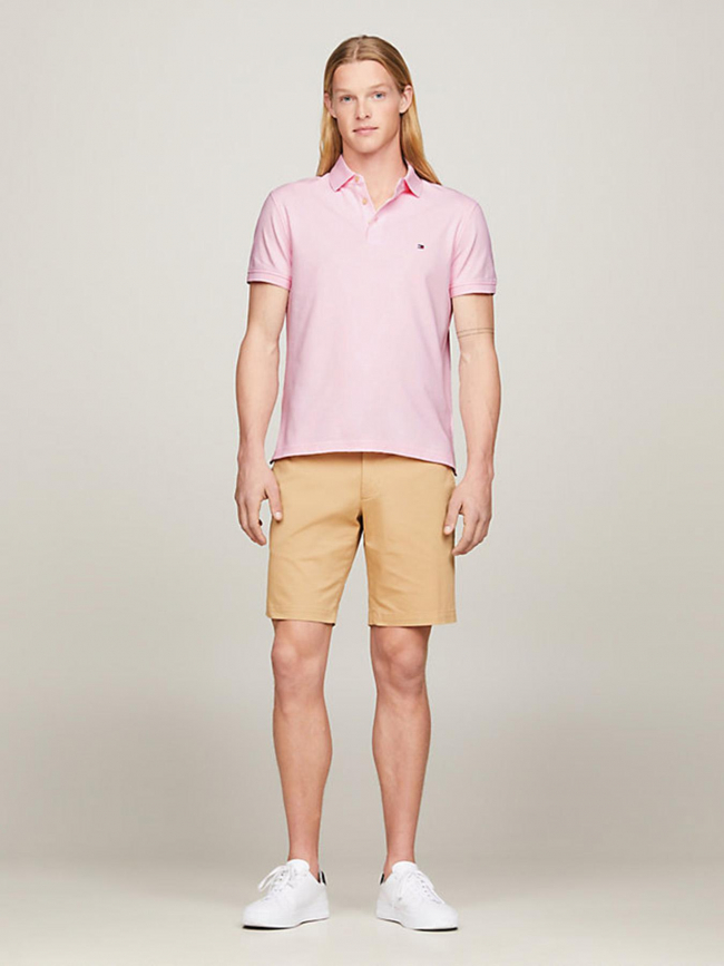 Polo 1985 slim rose homme - Tommy Hilfiger