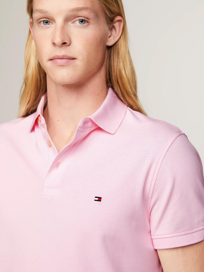 Polo 1985 slim rose homme - Tommy Hilfiger