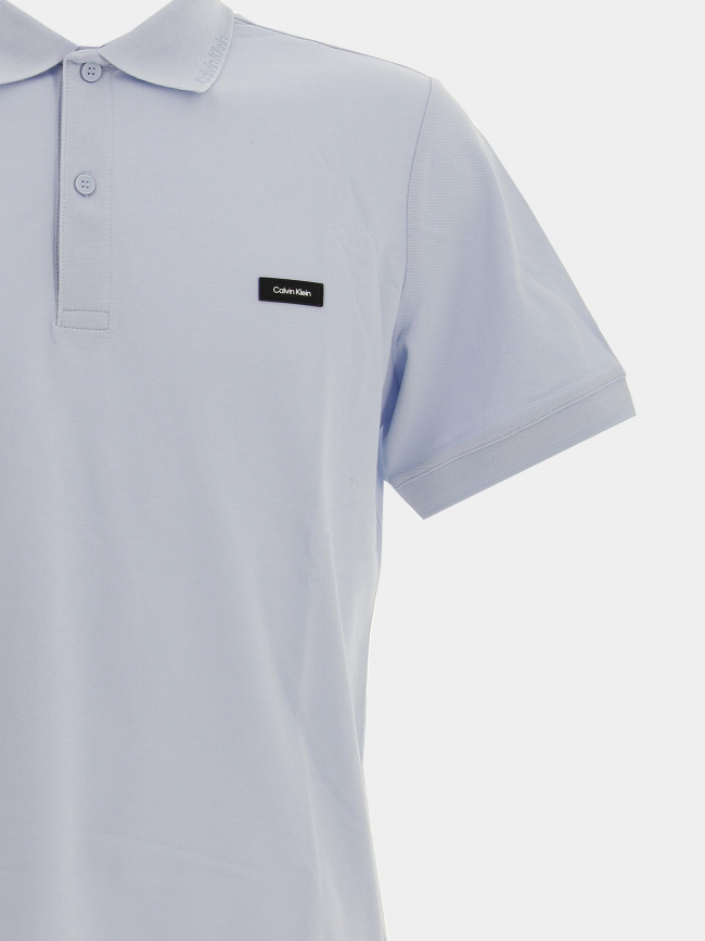 Polo slim thermo tech bleu homme - Calvin Klein