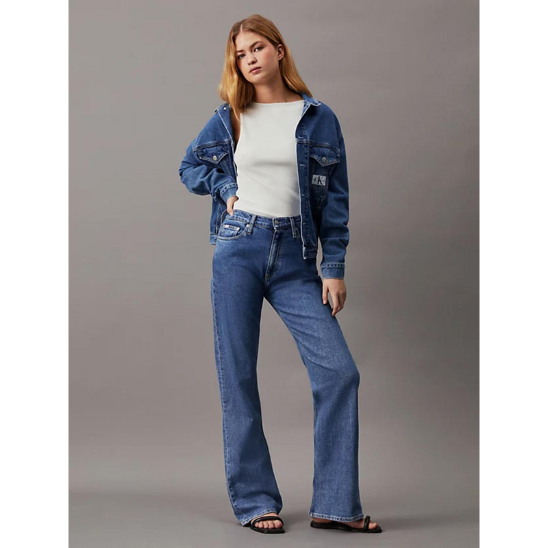 Jean authentic bootcut bleu femme - Calvin Klein Jeans