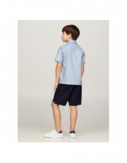 Chemise solid oxford bleu enfant - Tommy hilfiger