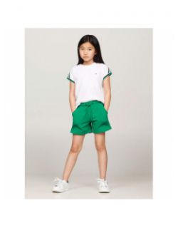 Short essential vert fille - Tommy Hilfiger