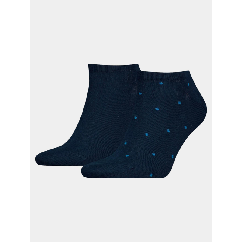 2 paires de chaussettes basses bleu homme - Tommy Hilfiger