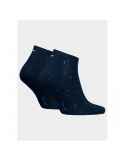 2 paires de chaussettes basses bleu homme - Tommy Hilfiger