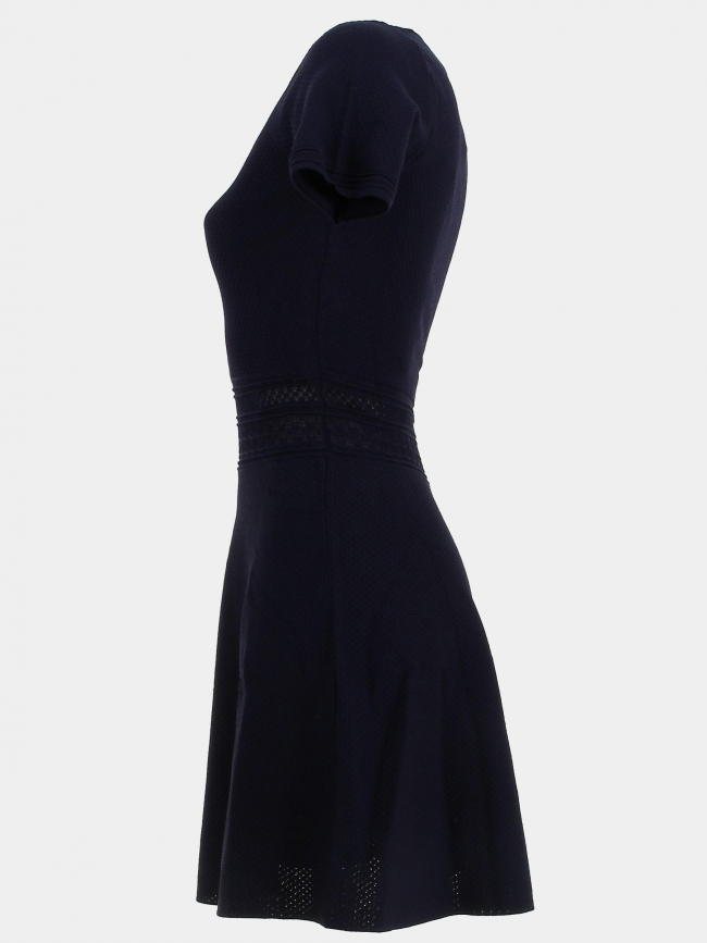 Robe en maille maeline bleu marine femme - La Petite Étoile