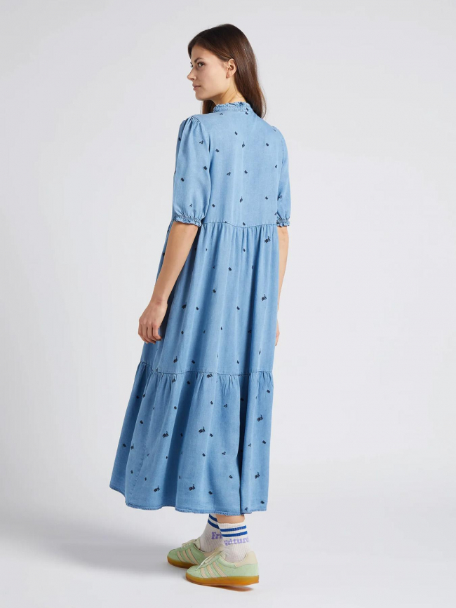 Robe rosita stone bleu femme - La Petite Etoile