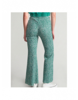 Pantalon fluide ample jayagi vert fille - Le Temps Des Cerises