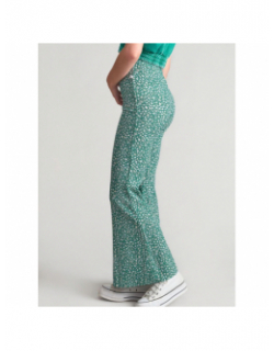 Pantalon fluide ample jayagi vert fille - Le Temps Des Cerises