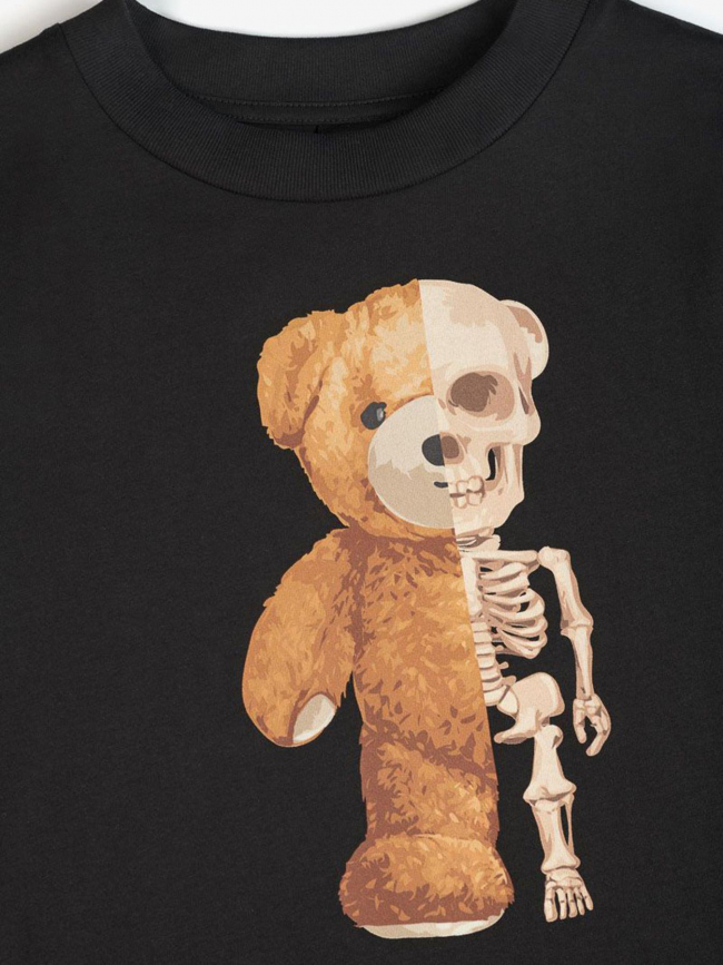 T-shirt pembrokbo imprimé noir enfant - Le Temps Des Cerises